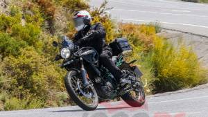 Royal Enfield Himalayan 450 spied testing abroad without camouflage