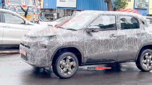 Tata Punch EV spotted testing with additional features and updated interior